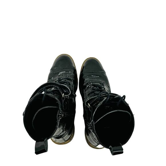 Shellys London Tyra Zip Moto Combat Biker Boot Womens Size 38 - Picture 5 of 9